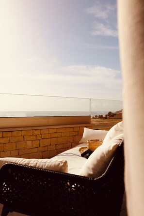 Penthouselejlighed - havudsigt | Terrasse/gårdhave