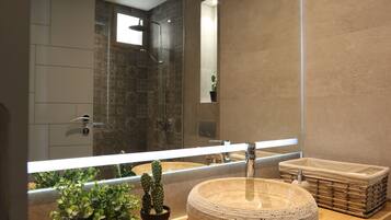 Penthouse, vista al océano | Baño