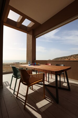Penthouse, vue océan | Terrasse/Patio