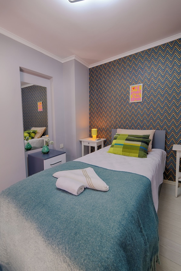 Family Condo, 3 Bedrooms, Air conditioning, City View | Premium bedding, desk, laptop workspace, iron/ironing board