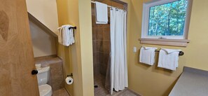Shower, towels