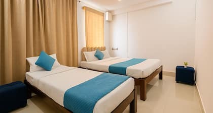 Cozy retreat 3-bedroom apartment in enchanting Mysuru with AC
