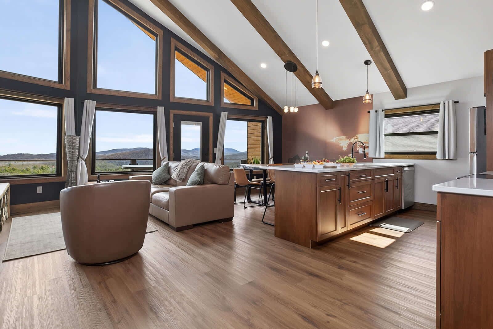 Télévision, cheminée