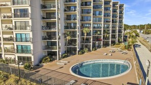 Pool - Mermaid’s Moon, Ground-Floor 4BR + Bunks | 2 Patios, Gulf View! (, Panama City Beach)
