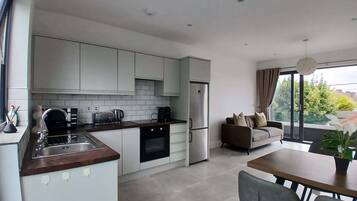 Microwave, oven, dishwasher, toaster