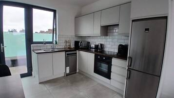 Microwave, oven, dishwasher, toaster