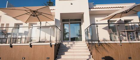 Façade de l’hébergement