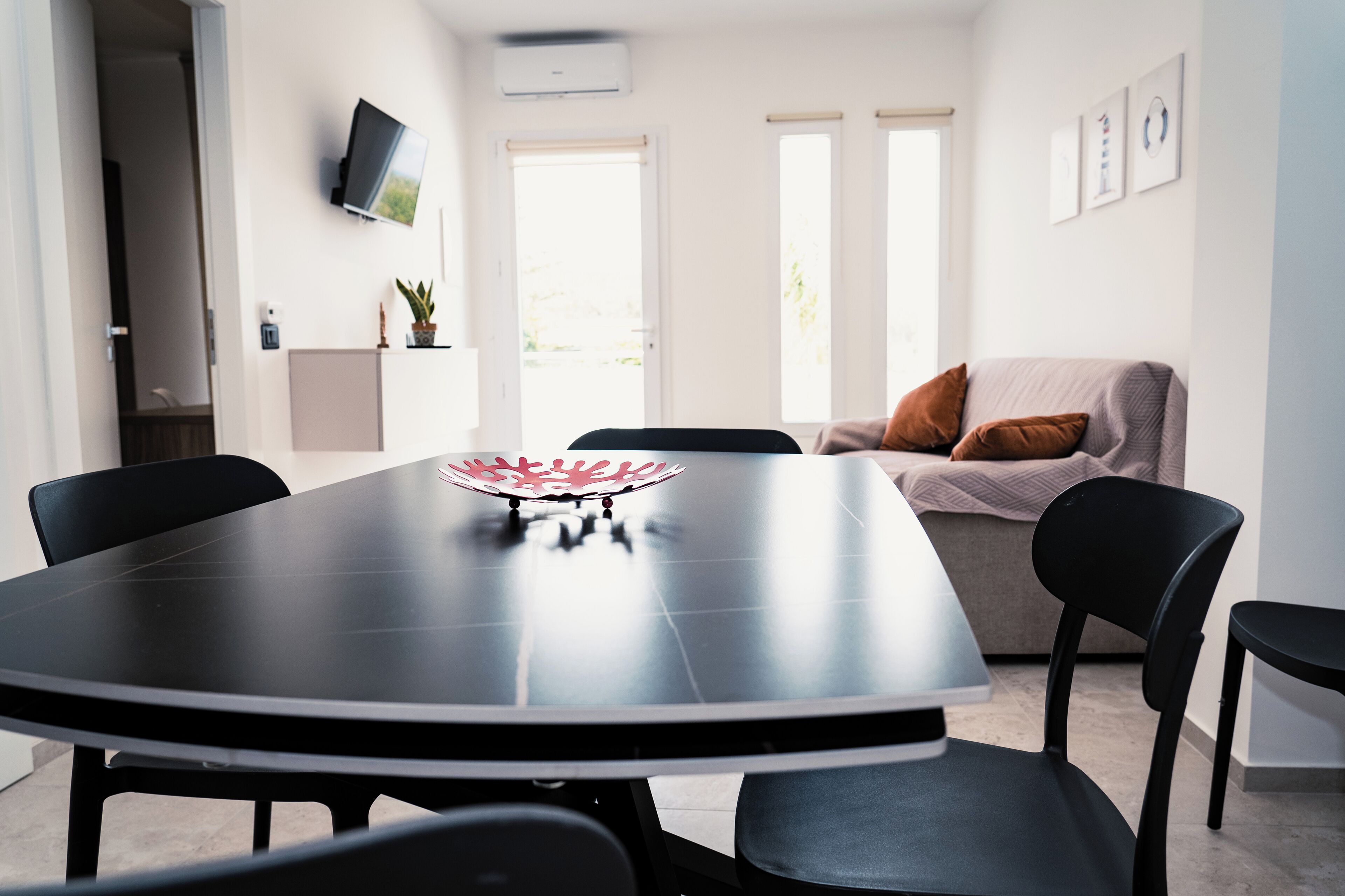 Appartement Confort, balcon, vue jardin | Coin séjour