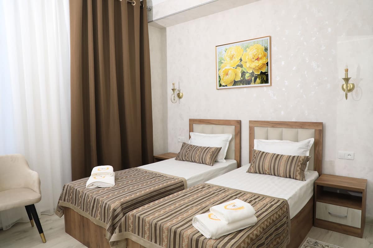 Comfort Double or Twin Room, City View | Desk, laptop workspace, free WiFi