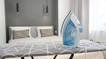 1 quarto, ferros/tábuas de passar roupa, berço de viagem, Wi-Fi