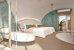 豪華雙人房, 陽台, 花園景觀 (Casita with Pool) | 免費無線上網、無障礙通道