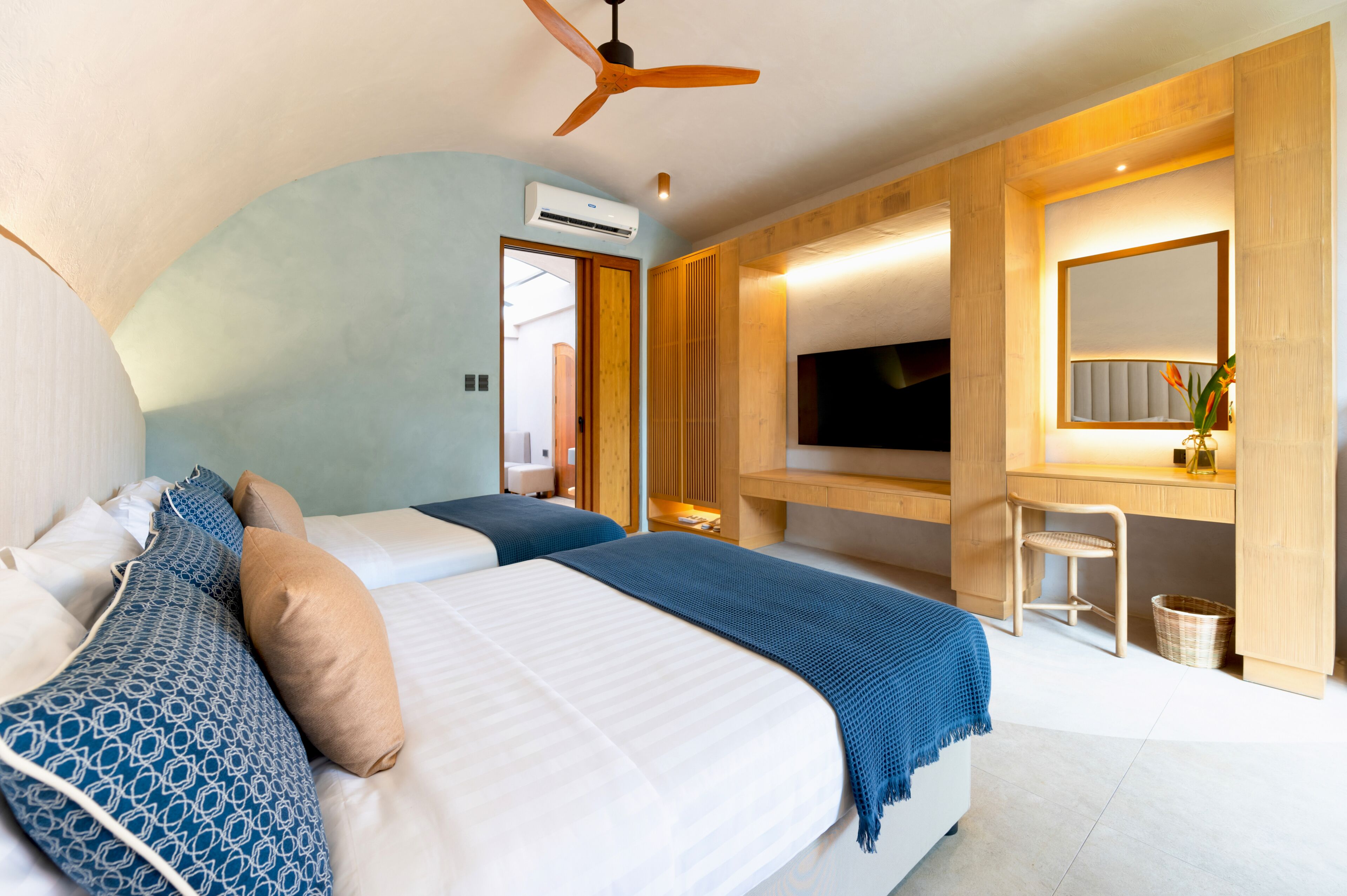 Deluxe tweepersoonskamer, balkon, uitzicht op tuin (Casita with Pool) | Gratis wifi, rolstoeltoegang