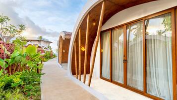 Kamar Double Deluks, balkon, pemandangan kebun (Casita with Pool) | Pemandangan dari kamar