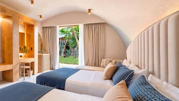 华丽双人房, 阳台, 花园景观 (Casita with Pool) | 免费 WiFi、轮椅无障碍