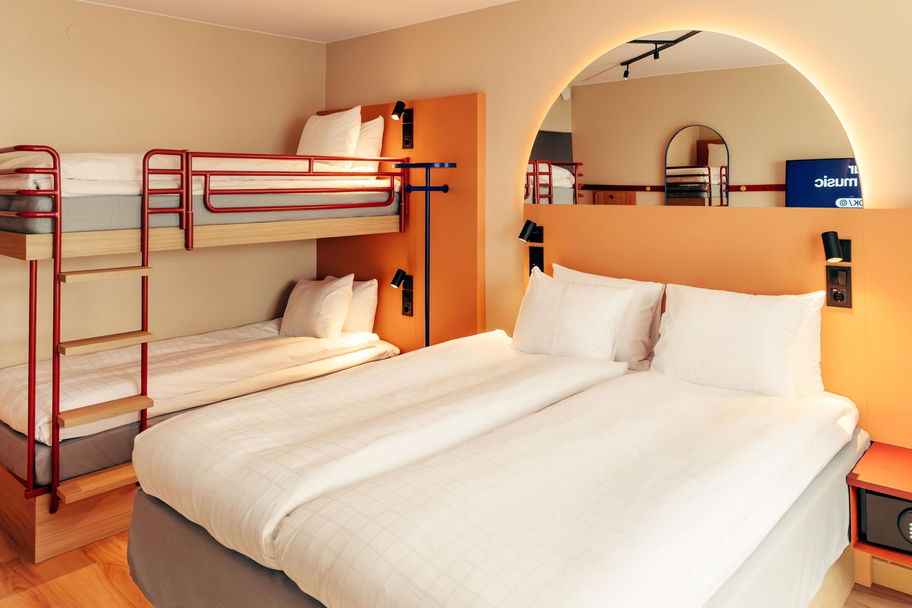 Caja de seguridad en la habitación, wifi gratis y ropa de cama 