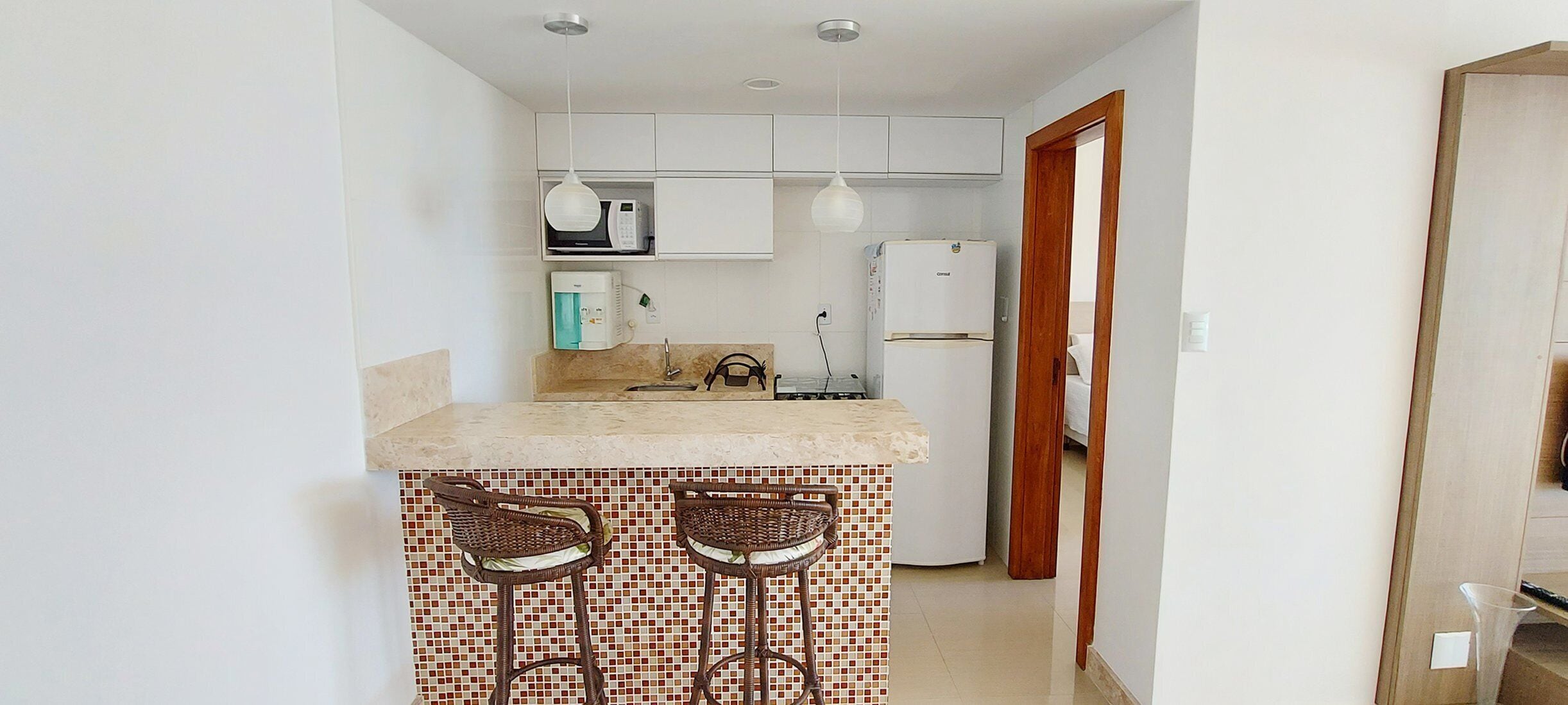 Appartamento Comfort | Cucina privata | Frigorifero, microonde, forno, macchina per tè/caffè