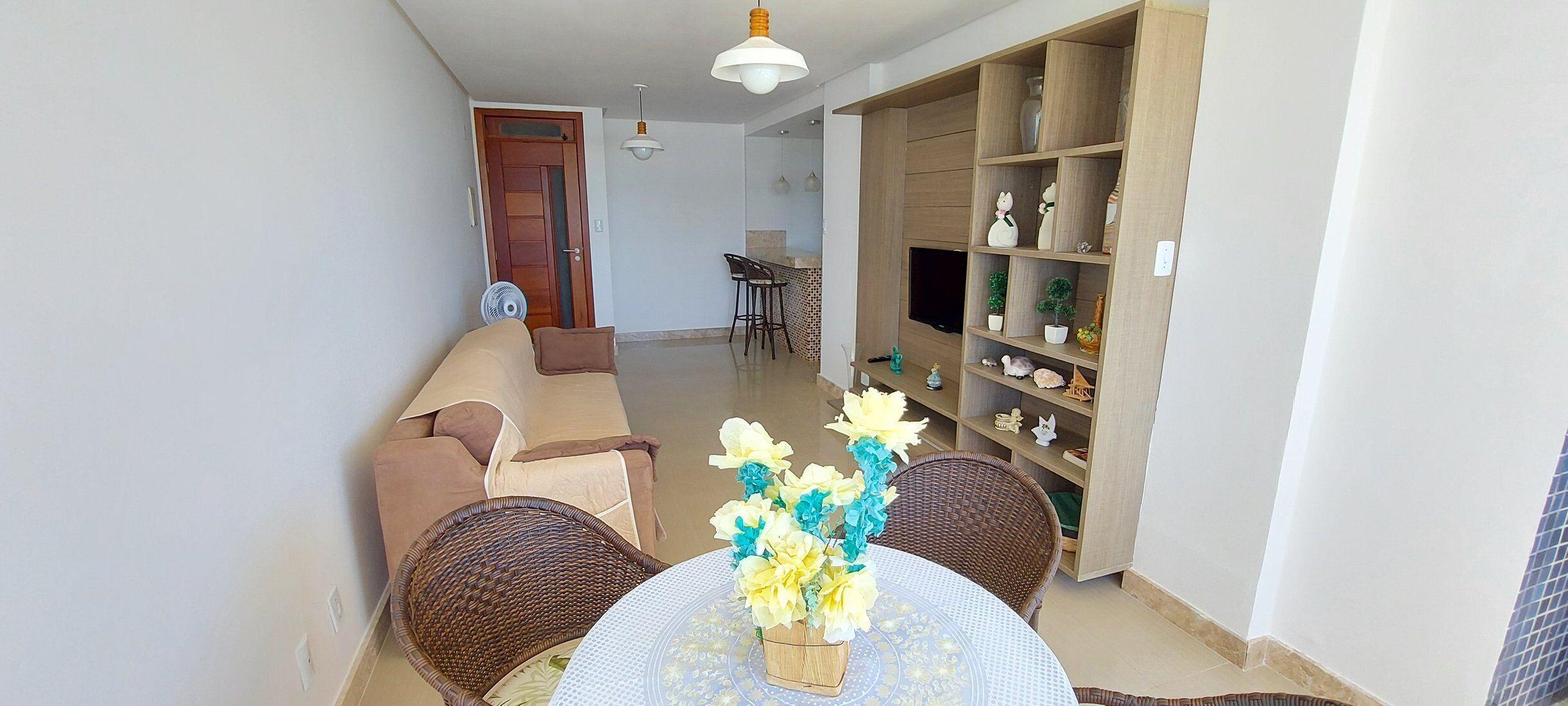 Comfort Apartment | Living area | 32-cm Smart TV with digital channels, Netflix, streaming services
