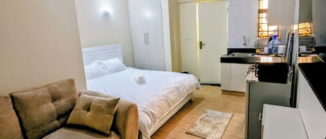 Fer et planche à repasser, Wi-Fi, draps fournis