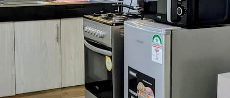 Microwave, oven, stovetop