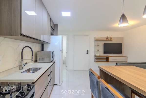 Private kitchen - Incredible View 230m From the sea - Mre1101 (Porto Belo)