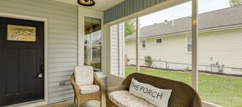 Modern Comfort Near Columbus: Home w/ Yard & Porch