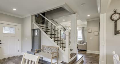 Modern Comfort Near Columbus: Home w/ Yard & Porch