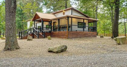 Hike, Fish & Unwind: Cabin w/ Yard in Broken Bow!