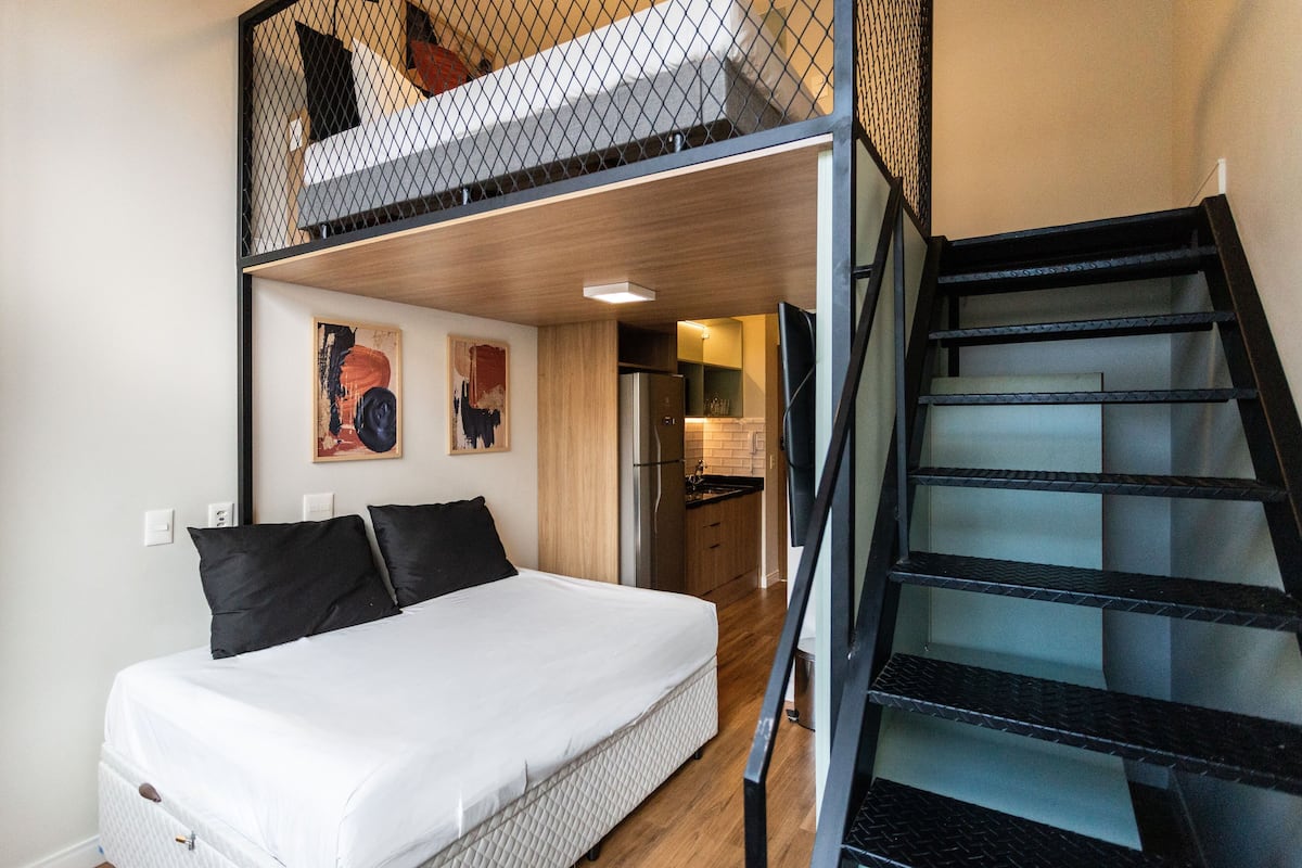 开间 | 隔音、熨斗/熨衣板、免费 WiFi、床单