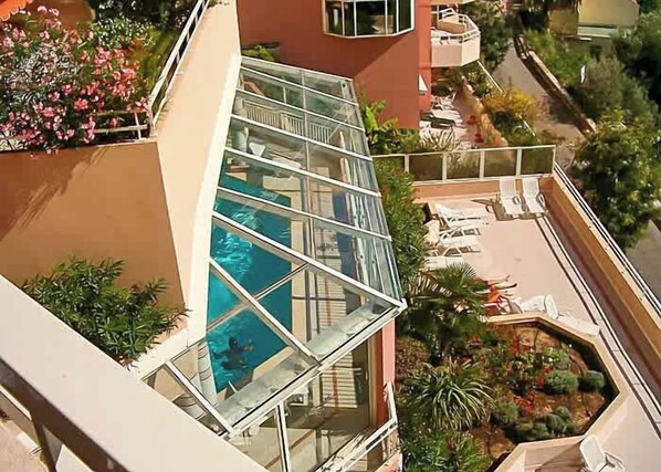 Indoor pool - LX165 Piscine - Vue mer panorama - proche Monaco (Beausoleil)