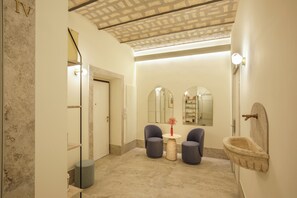 Interior entrance
