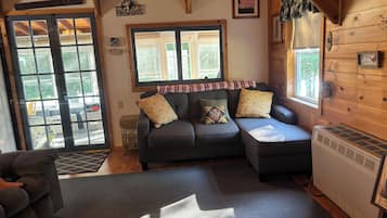 Smart TV, chimenea y reproductor de DVD