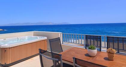 Beachfront Ela Luxury Stay with Jacuzzi & Views
