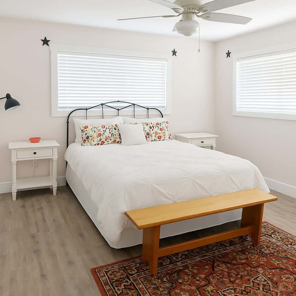 1 غرفة نوم ومكواة/لوح كي وواي فاي وملاءات أسرّة