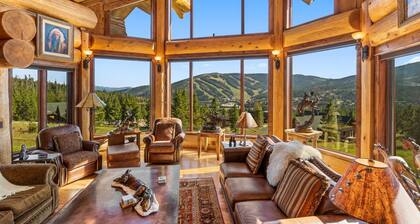 Grand Ski Retreat | Hot Tub, Fireplace + Views!