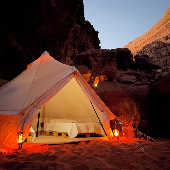 Classic Tent, Patio, Mountain View