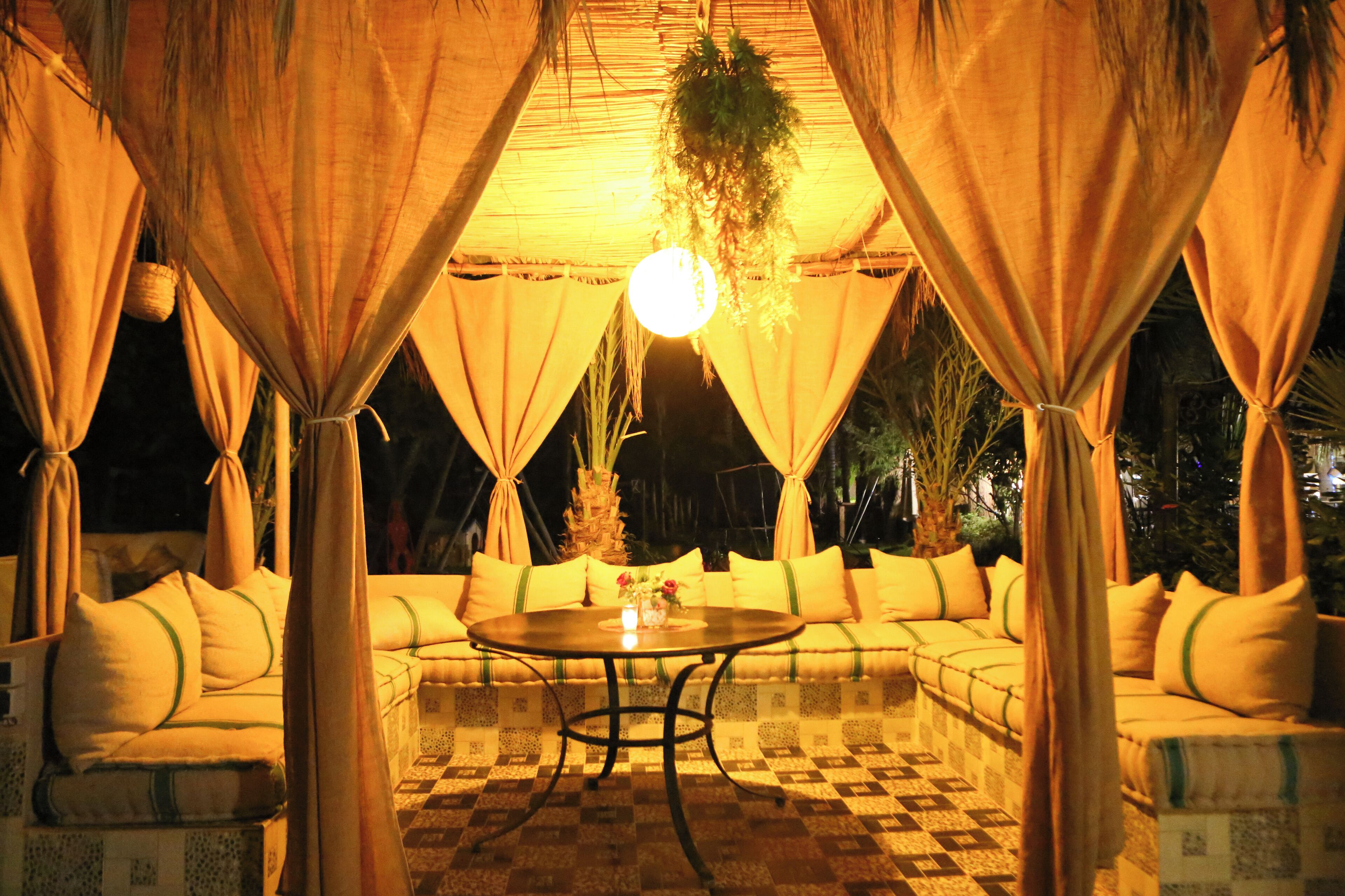 Overnattingsstedets uteområder