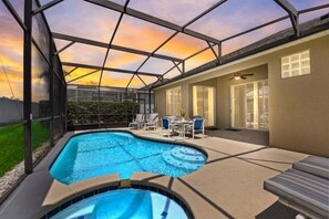 Pool | Outdoor pool, a heated pool - 4br Resort Villa W/ Pool & Spa Close To Disney 4 Bedroom Villa (Kissimmee)