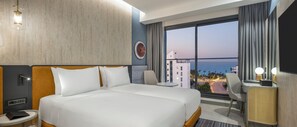Classic Room, 2 Twin Beds, Sea View | Frette Italian sheets, premium bedding, down comforters