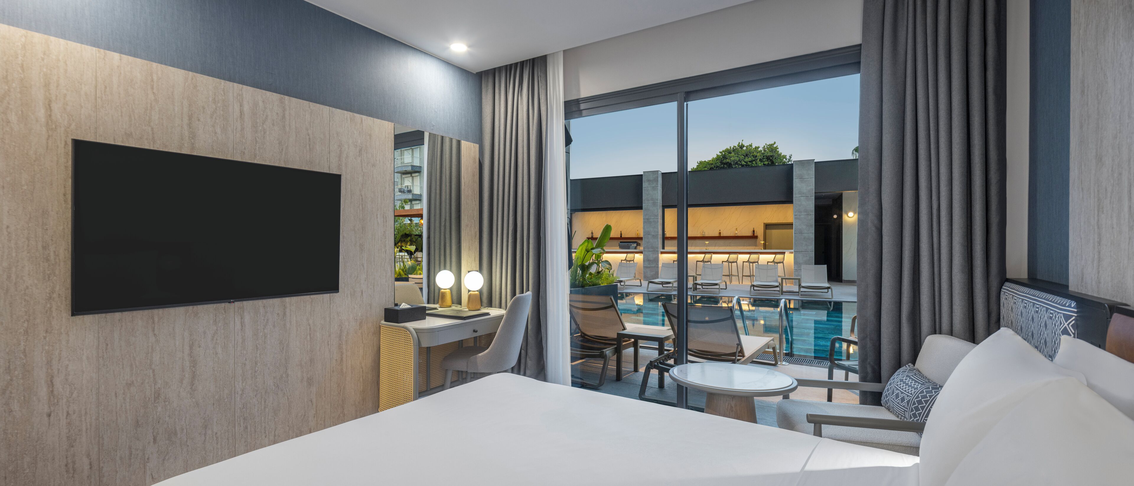 Privilege, Habitación, 1 cama matrimonial | Sábanas italianas Frette, ropa de cama de alta calidad y edredón 