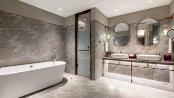 Deluxe Suite, 1 King Bed | Premium bedding, down duvets, free minibar, in-room safe