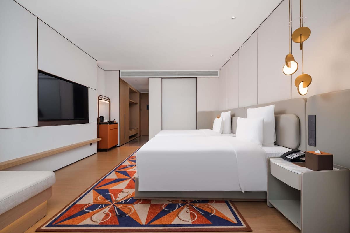 In-room safe, desk, soundproofing, free cribs/infant beds