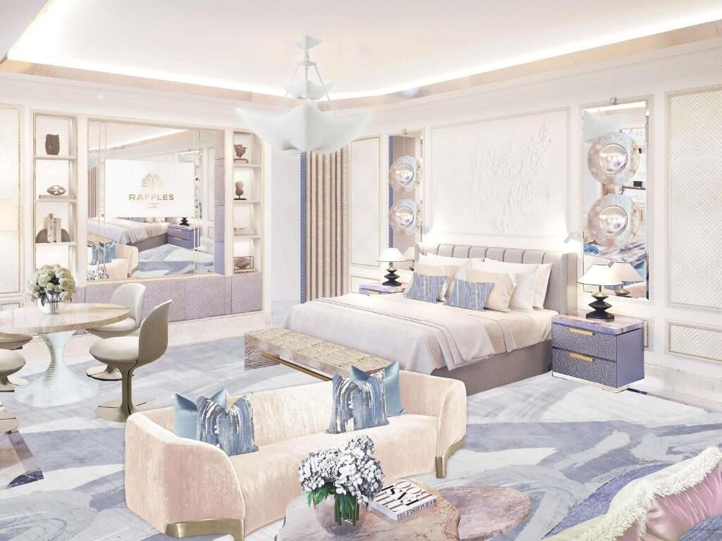 Raffles, Presidential King Suite, 1 Bedroom, Balcony, Sea View