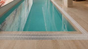 Indoor pool, outdoor pool