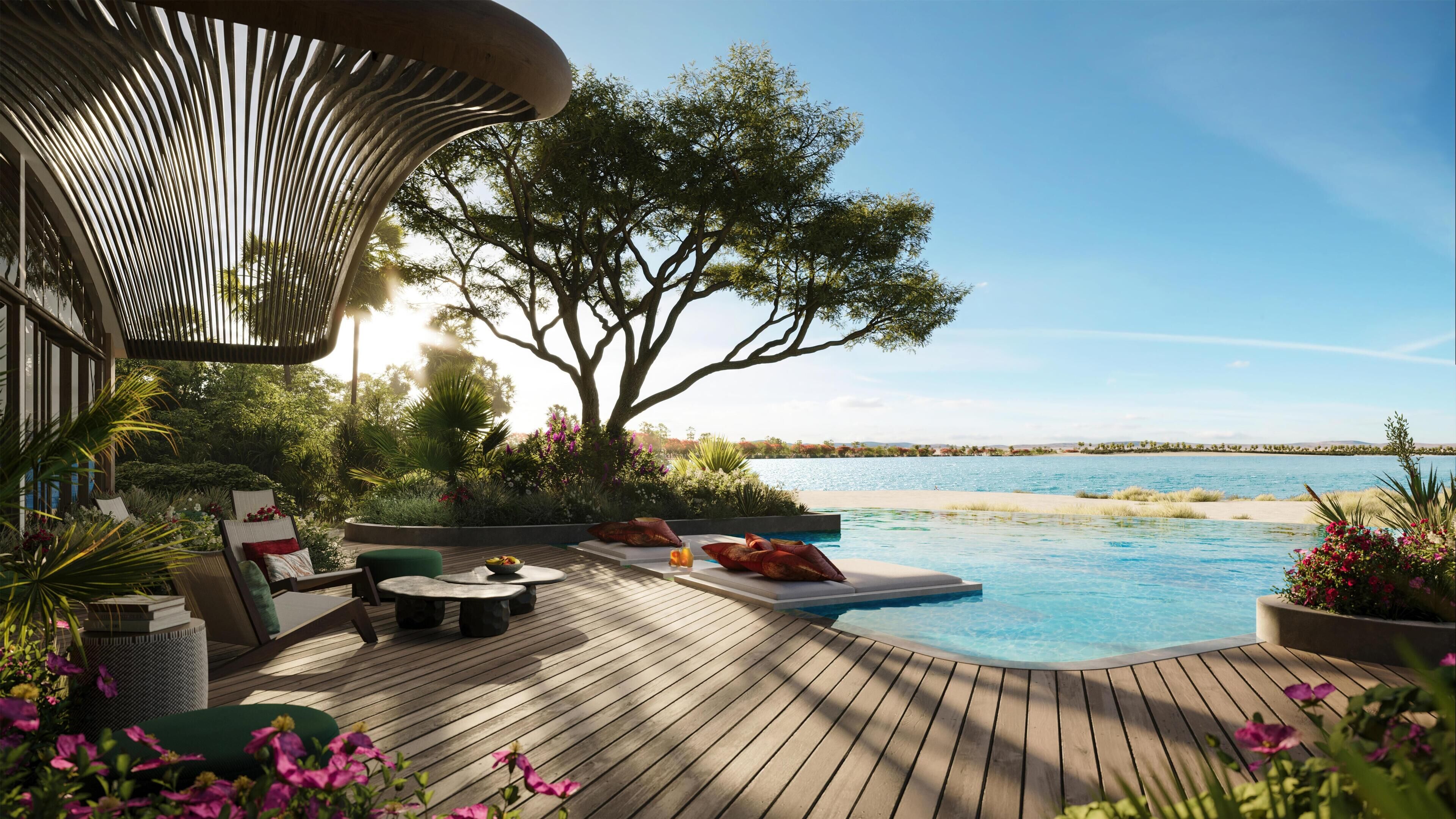 Indoor pool, outdoor pool