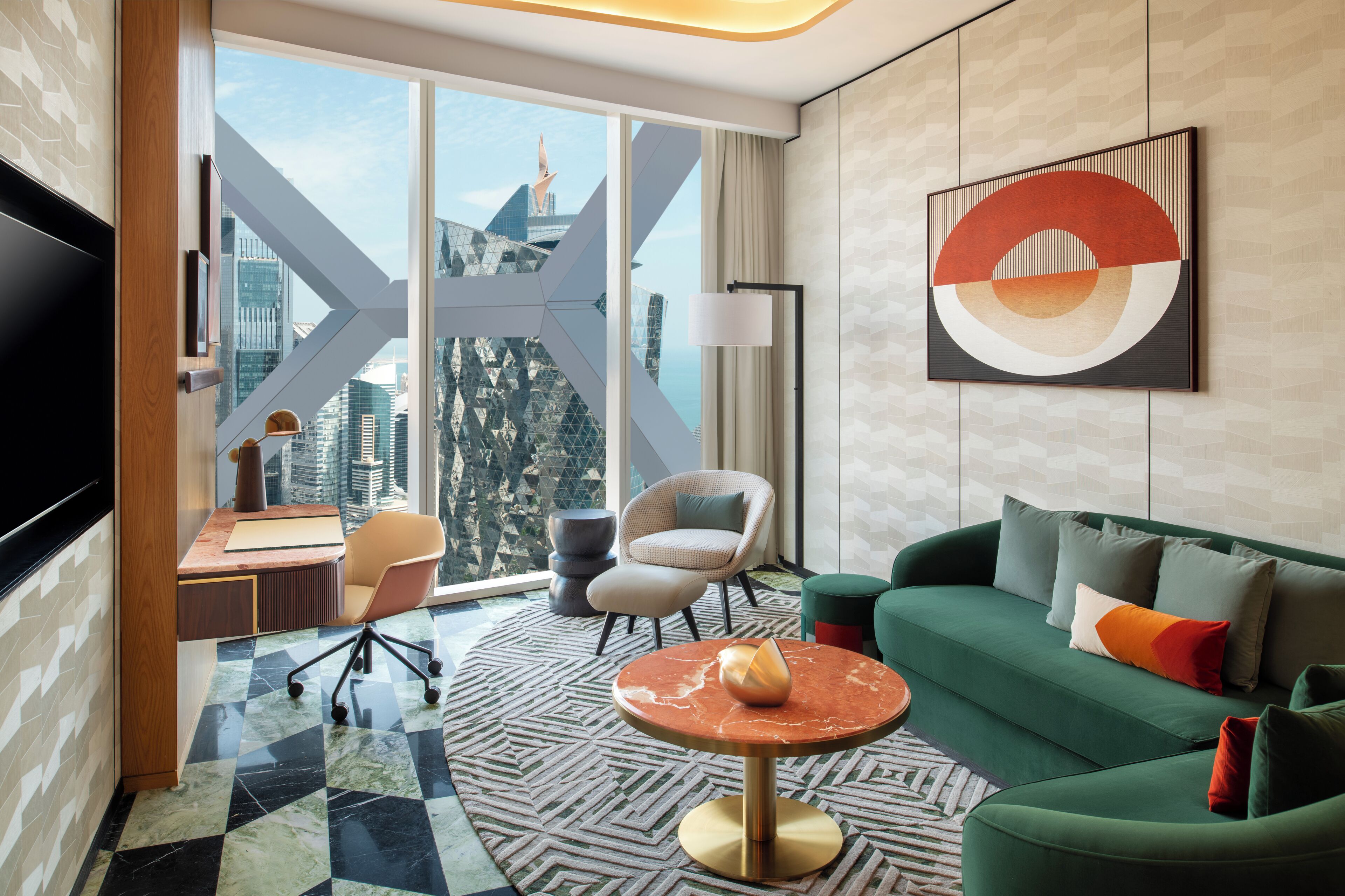 One Bedroom Apartment | Oppholdsområde | Smart-TV og premierefilmer