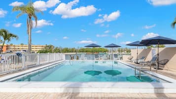 Et oppvarmet basseng