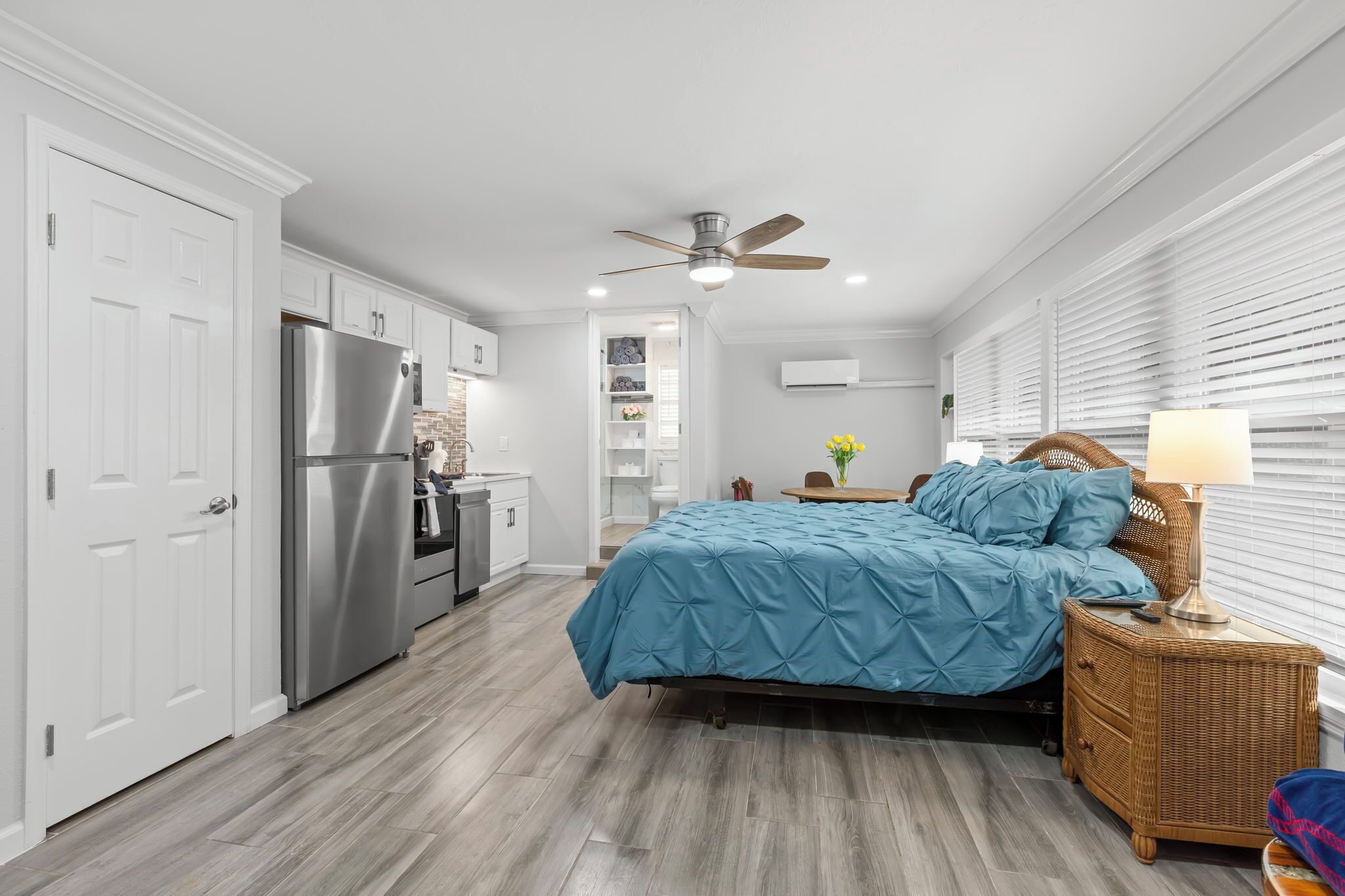 1 soverom, strykejern/-brett, wi-fi (inkludert) og sengetøy