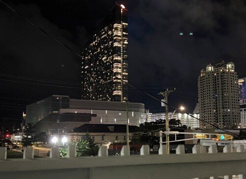 Atlantic City skyline view on Private Balcony near Boardwalk, Beach & Casino’s