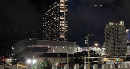 Atlantic City skyline view on Private Balcony near Boardwalk, Beach & Casino’s