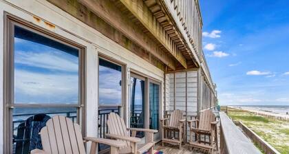 Beach front, pet friendly, community pool!
